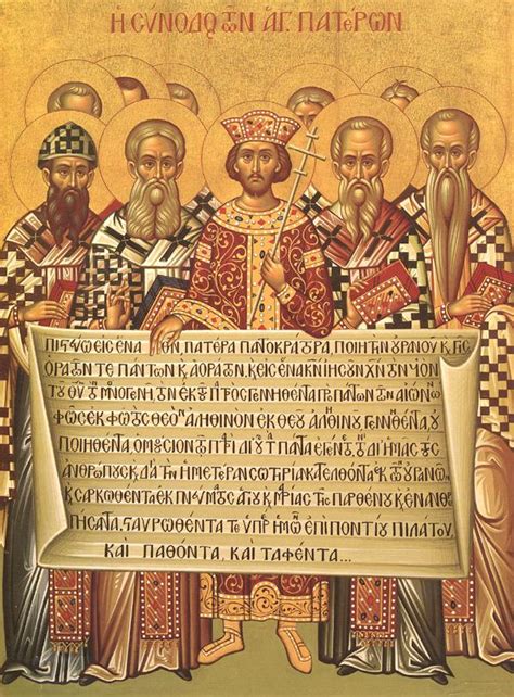 nicenska trosbekännelsen|Första konciliet i Nicaea – Wikipedia